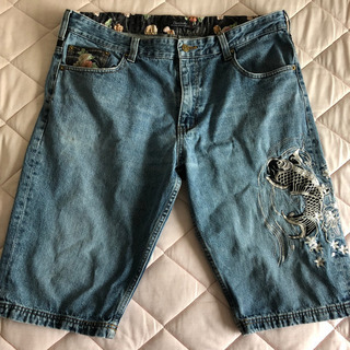 受け渡し予定者を決定しました　和柄　鯉　半ズボン　ハーフパンツ　...