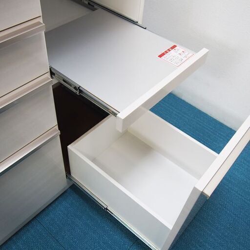 高橋木工所 食器棚 キッチンボード シェモア 120オープン 幅120cm (CA47)