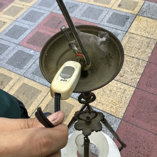 レトロ  ランプ　真鍮製　吊り下げ　照明の画像