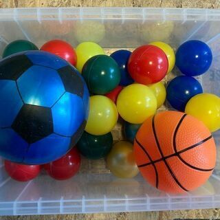 スーパーボール、ピンポン球、その他ボール詰め合わせの画像