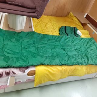 フィールドビレッジ 寝袋 シュラフ① 190×75㎝ フランネル...