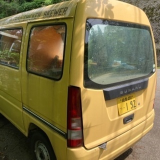 サンバー軽バン　移動販売車　の画像