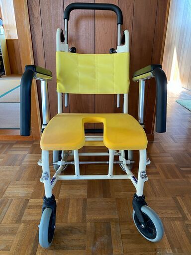 介助用車椅子KAWAMURA シャワーキャリー 入浴/お風呂/シャワー用