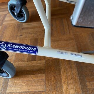 介助用車椅子KAWAMURA シャワーキャリー 入浴/お風呂/シャワー用の画像