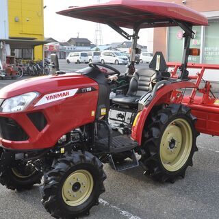 鳥取 ヤンマー 18馬力 トラクター YT118 パワステ/UFO/耕深/倍速/J-changeなどフル装備 自社配送可（地域限定）引き取り歓迎の画像