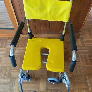 介助用車椅子KAWAMURA シャワーキャリー 入浴/お風呂/シャワー用-2の画像