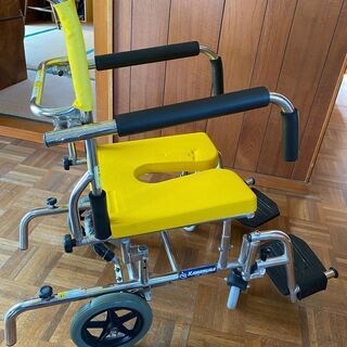 介助用車椅子KAWAMURA シャワーキャリー 入浴/お風呂/シャワー用-2の画像