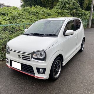 【値下】激速アルトターボ！パドルシフト！社外ナビ！レーダーブレー...