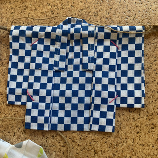 世界に一つだけ★ハンドメイド作品★着物の可愛い壁掛け★7点セットの画像