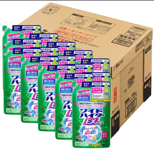 ワイドハイターEX  詰め替え用　880ml×15本