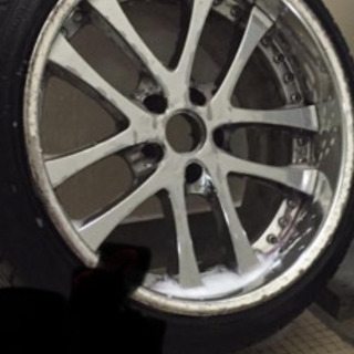 デコルサ 19インチ 8Jタイヤ バリ溝