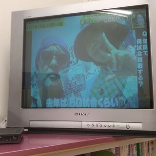 6/20 引取限定　SONY KV-25DA1＆地デジチューナー...