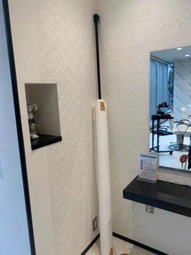 背景ロール紙とポール