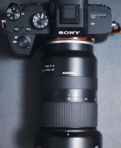 SONY α7Ⅲ レンズセット　TAMRON28-75 f2.8フルサイズ　ミラーレス一眼