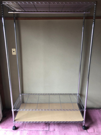 【美品】メタルラック　ハンガータイプ
