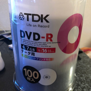 TDK DVD-R データ用　1-16倍速対応　未使用新品