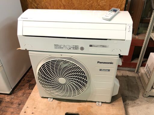 【動作保証60日間あり】Panasonic 2017年 2.2kw 6畳用 ルームエアコン CS-J227C【管理KR193】