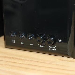 【購入者決定】サンワサプライ 木製2.1chマルチメディアスピーカー MM-SPWD3BK 音響 オーディオ サブウーハー サテライトスピーカーの画像