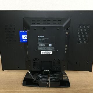 BLUEDOT BTV-1800K パーソナルデジタルテレビ 18.5インチの画像