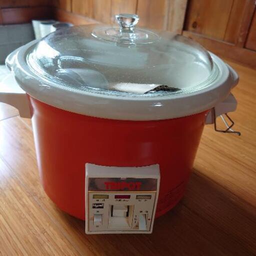1台3役  炊飯器,蒸し器,スロークッカー1,5ℓ炊  新品未使用