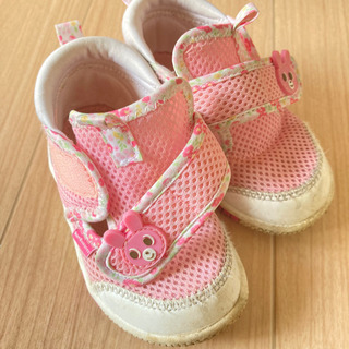 ミキハウス　ホットビスケッツ　14.5cm ピンク