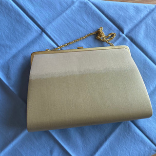 和装　着物　バッグ　クラッチバッグ　金色　ゴールド　ほぼ未使用　結婚式　成人式にの画像