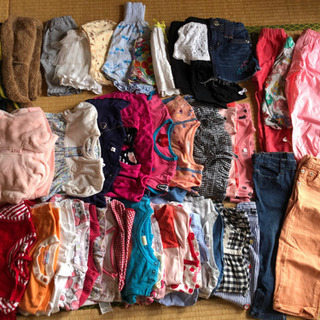 決まりました。女の子　90㎝　40枚 お洋服　まとめ売り　