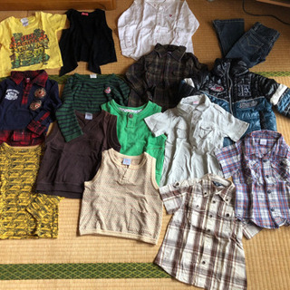 90cm 100cm 男の子 まとめ売り 1年着 15枚