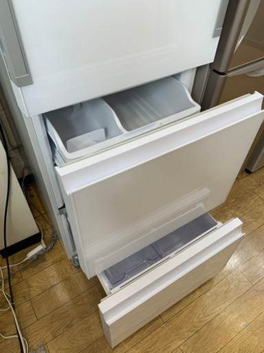 ⭐️どっちもドア⭐️2019年製 SHARP 356L冷蔵庫 プラズマクラスター ガラス扉 日本製 SJ-GW36E-W シャープ