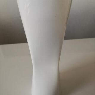 送料無料【美品】 Franc franc フランフラン　花瓶　ホワイト　フラワーベースの画像