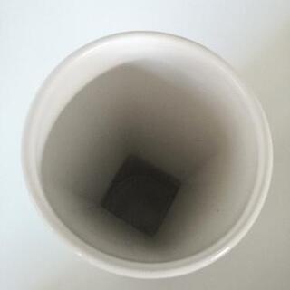 送料無料【美品】 Franc franc フランフラン　花瓶　ホワイト　フラワーベースの画像