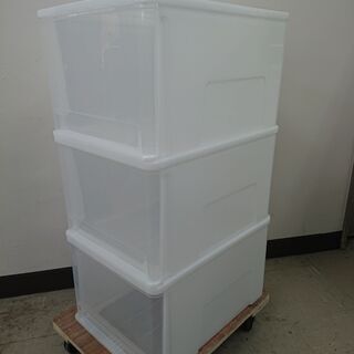 取引場所　南観音　2106-241　収納クリアケース3個セット（...