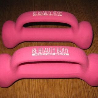 ダンベル 1kg 2個セット ピンク BE BEAUTY BOD...