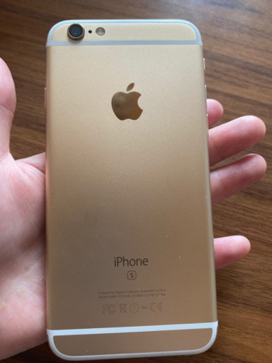 iPhone6sゴールド64GB SIMフリー白ロム端末 携帯電話　バッテリー71%