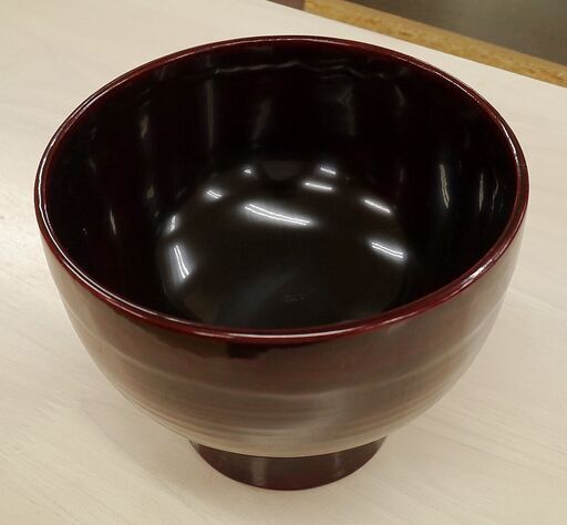 レア 40年以上前の輪島塗！ 本漆塗 合鹿椀(ごうろくわん) 清鳳堂 北濱 一清 作 丼 飯椀 美品 2