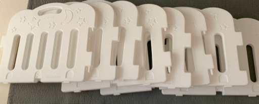 Caraz カラズ　ベビーサークル　8枚セット　ホワイト