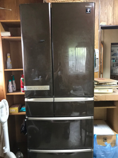 SHARP 冷凍冷蔵庫 プラズマクラスター ブラウン