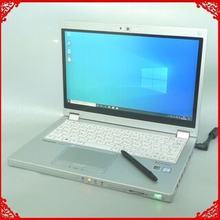 在庫処分 送料無料  高速SSD搭載 タッチ対応 ノートパソコン 中古良品 12.5型 Panasonic CF-MX5AFAVS 第6世代Core i5 4GB 無線LAN Windows10 LibreOffice 
