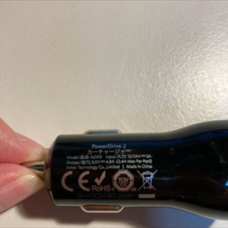 <中古> USB カーチャージャー Anker 充電　車 シガーソケットの画像