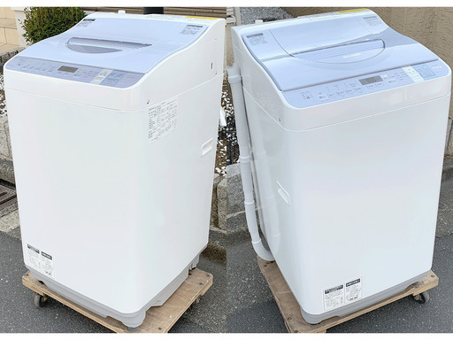 (7600)美品】SHARP/シャープ 洗濯乾燥機 穴なし洗濯槽 ES-TX550 洗濯容量:5.5kg 2015年製を、直接引き取りに来て頂ける方に、15,000円でお譲りいたします。
