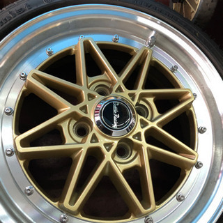 battle Racing 15インチ 100 5.5j 旧車風の画像