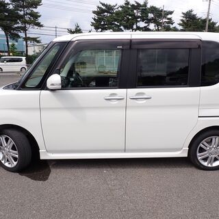 タント【ご成約済み、ありがとうございました！】即納可☆グレード　カスタムRS☆6万㌔台☆人気のホワイト☆ナビ☆地デジ☆バックモニター☆パワースライドドア☆キーレスの画像