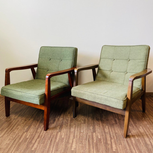 ソファ　2台セット　職人家具　デザイナーズ