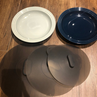 お皿＆IKEAの鍋蓋