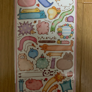 シール　ユルアニマルシリーズの画像