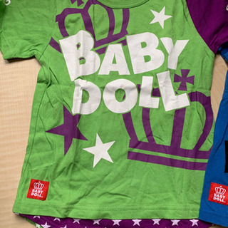 ベビードールTシャツ130cm2点の画像