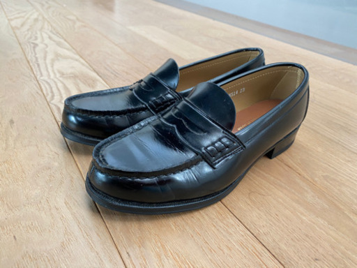 ハルタ　HARUTA ローファー 23cmEE 黒　美品