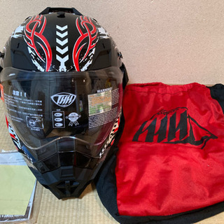 ★新品未着用　THH バイク用 ヘルメット フルフェイス　TX-...