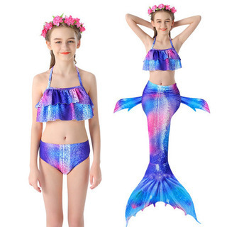 120cm☆人魚姫　子供用水着　お風呂が好きになる　人魚姫コスプレの画像