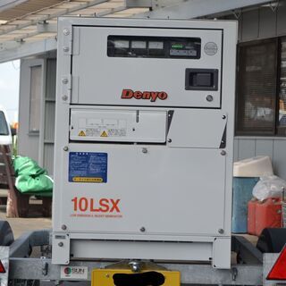 ほぼ未使用 デンヨー発電機 DCA-10LSX サントレックス製...